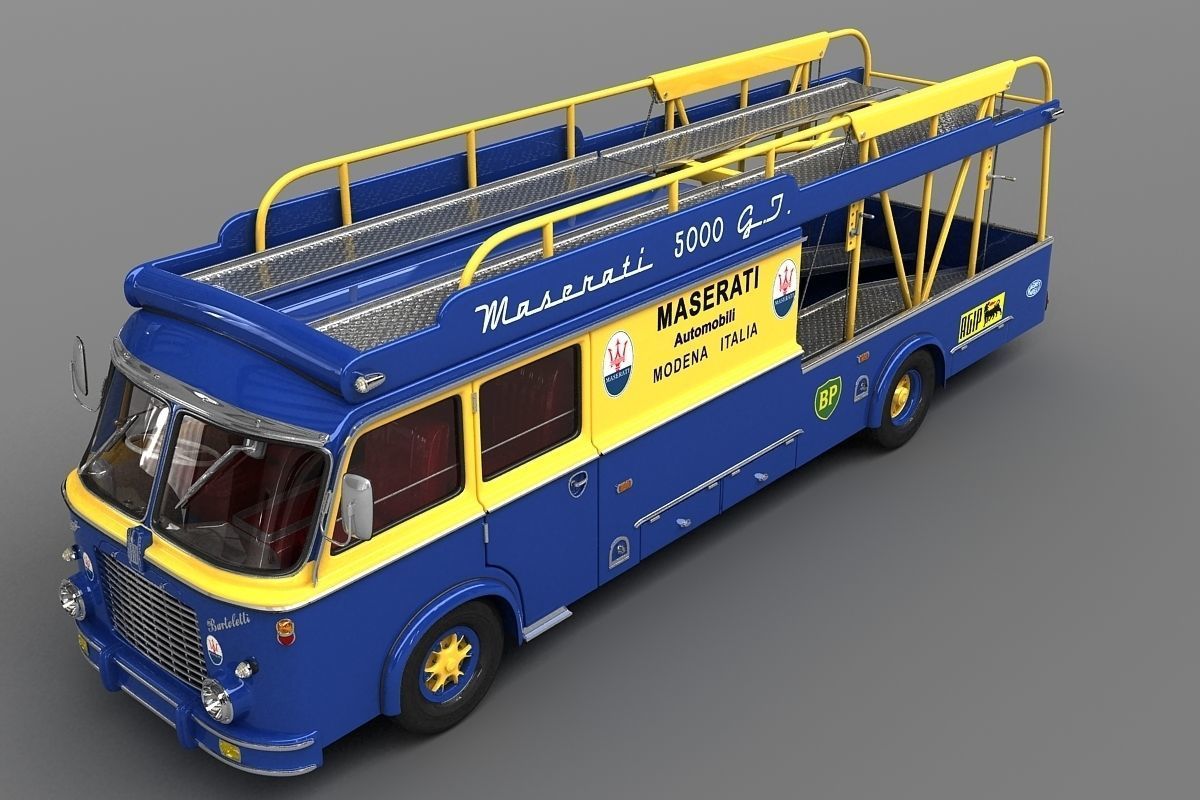 Race Transporter - Team Maserati 3D model_1