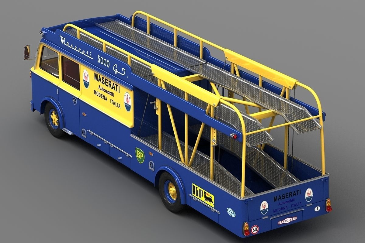 Race Transporter - Team Maserati 3D model_3