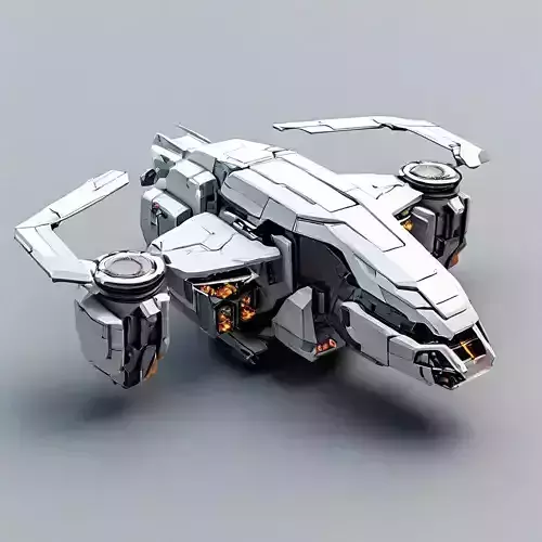 SciFi VTOL Dropship Transport