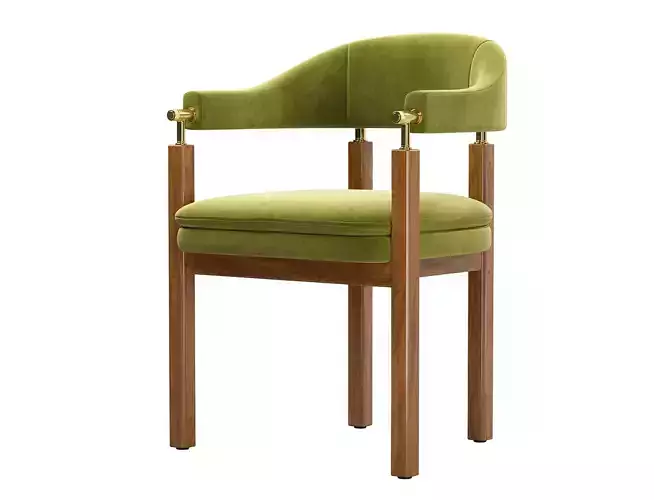 Korean Steakhouse Chair 3D model