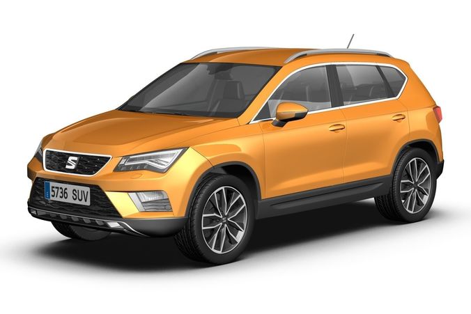 2017 Seat Ateca  3D model