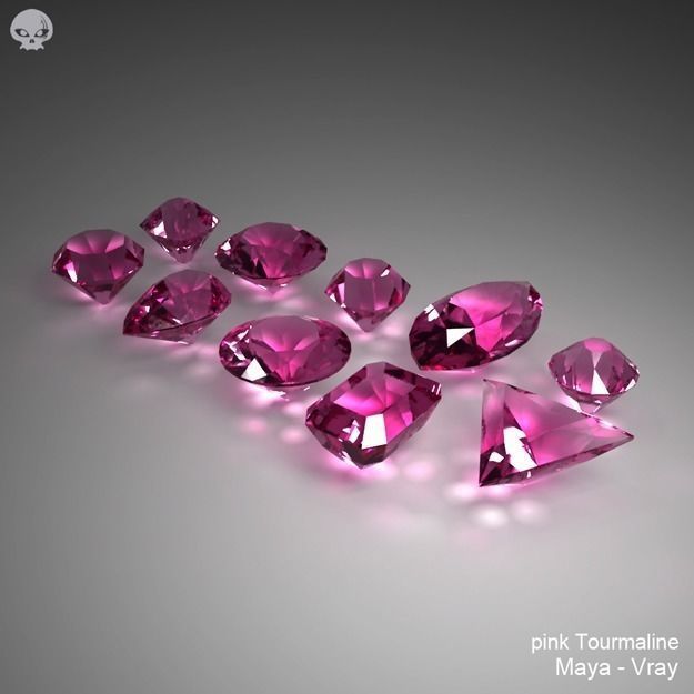 Gem Stones Pack 3D model_12