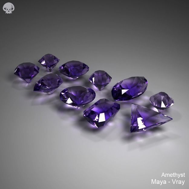 Gem Stones Pack 3D model_9