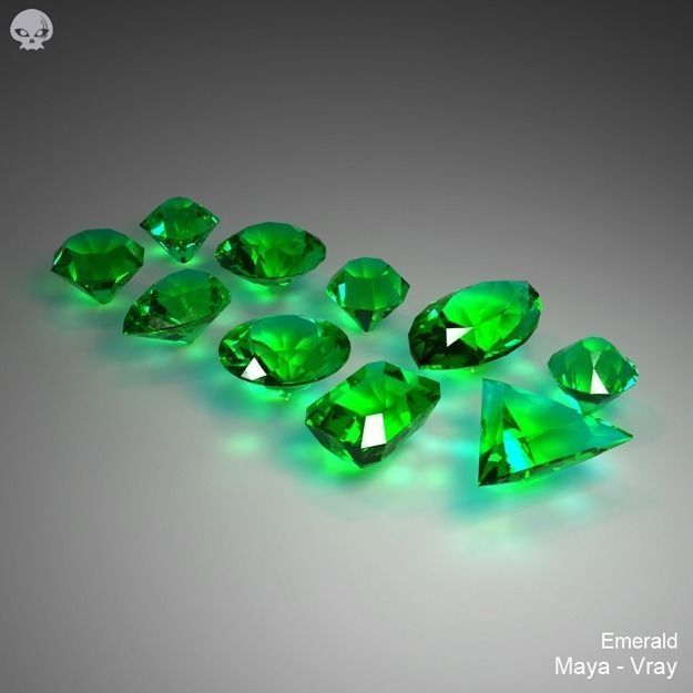 Gem Stones Pack 3D model_6