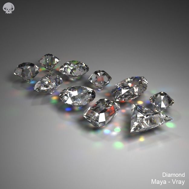 Gem Stones Pack 3D model_3