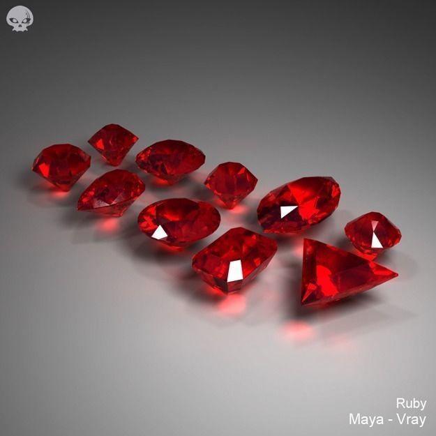 Gem Stones Pack 3D model_5