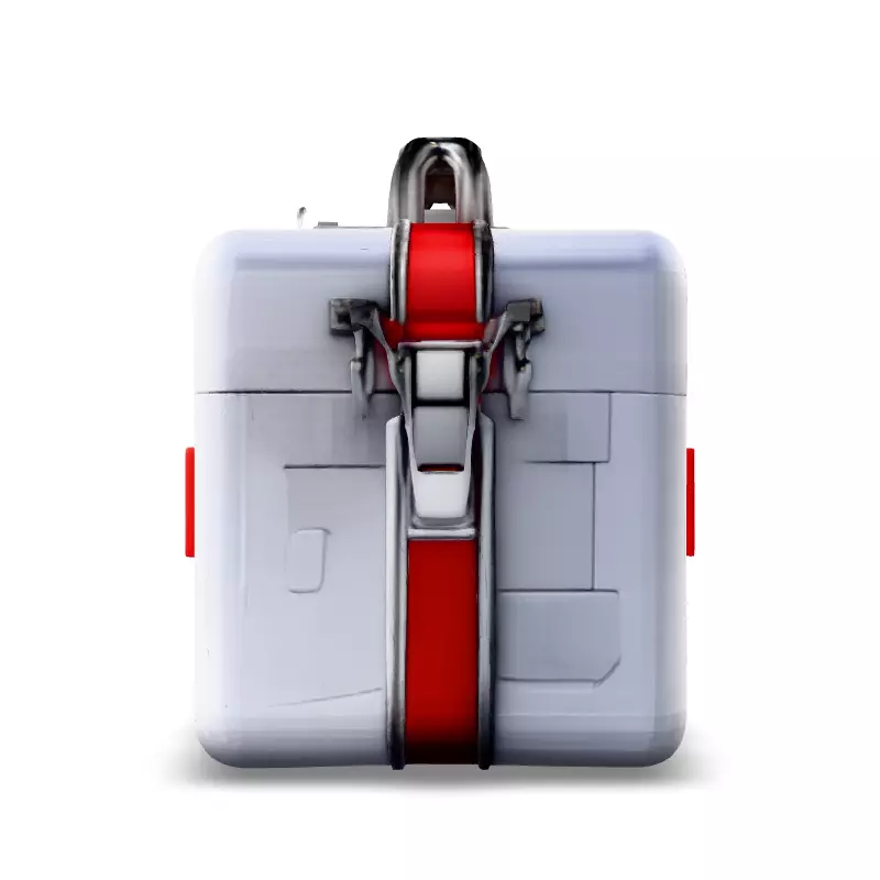 Stylized Medical Kit 3D Model Low-poly 3D model_6