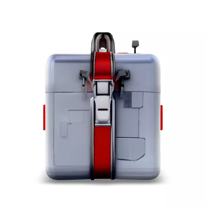 Stylized Medical Kit 3D Model Low-poly 3D model_3