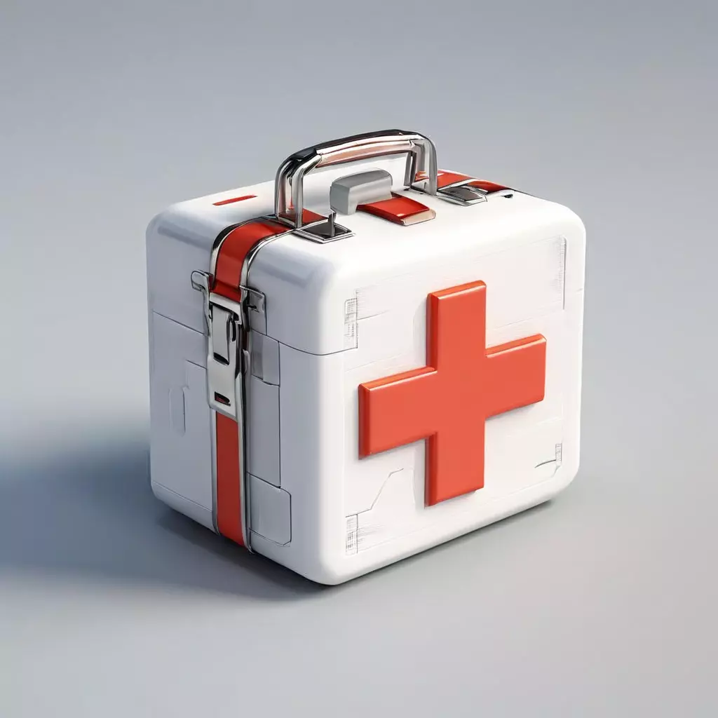 Stylized Medical Kit 3D Model Low-poly 3D model_0