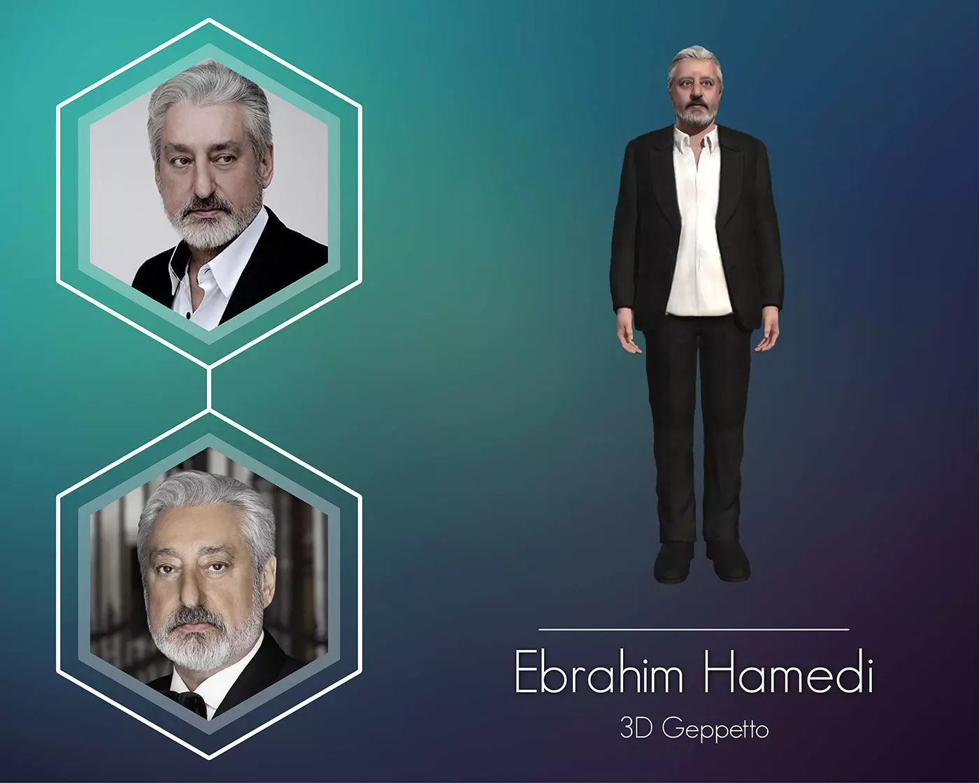 Ebrahim Hamedi 3D Model ready for 3d prin 3D print model