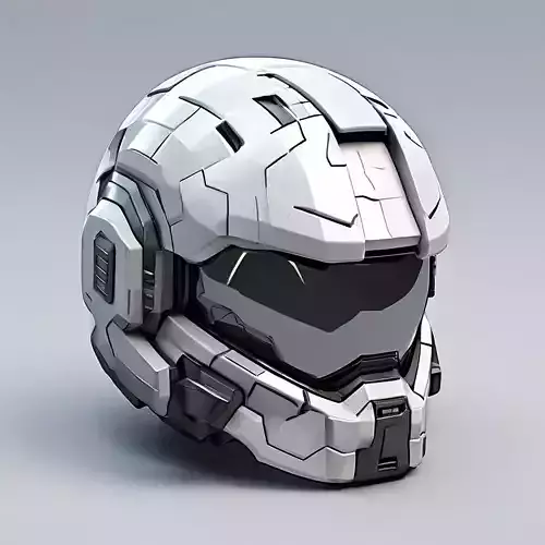 Scifi Helmet Futuristic Headgear