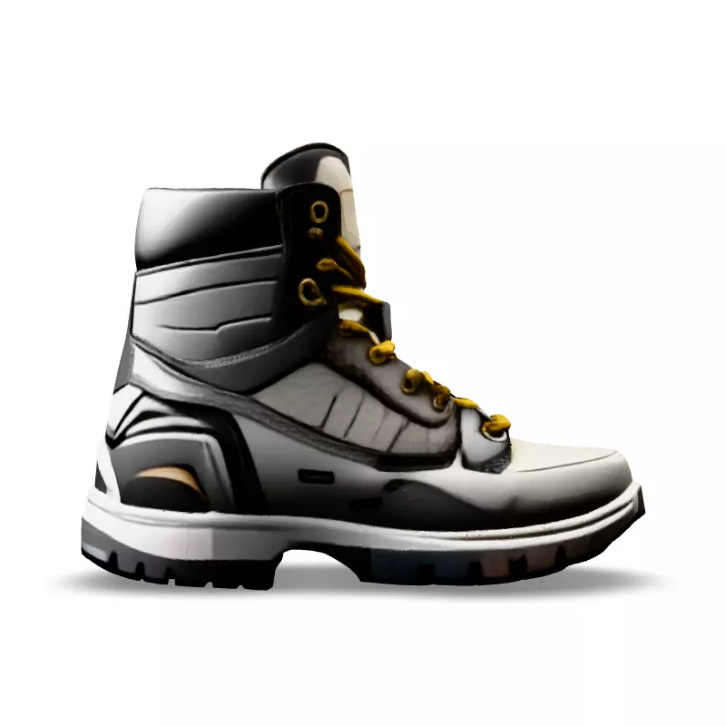 Stylish Hiking Boot 3D Model Low-poly 3D model_6