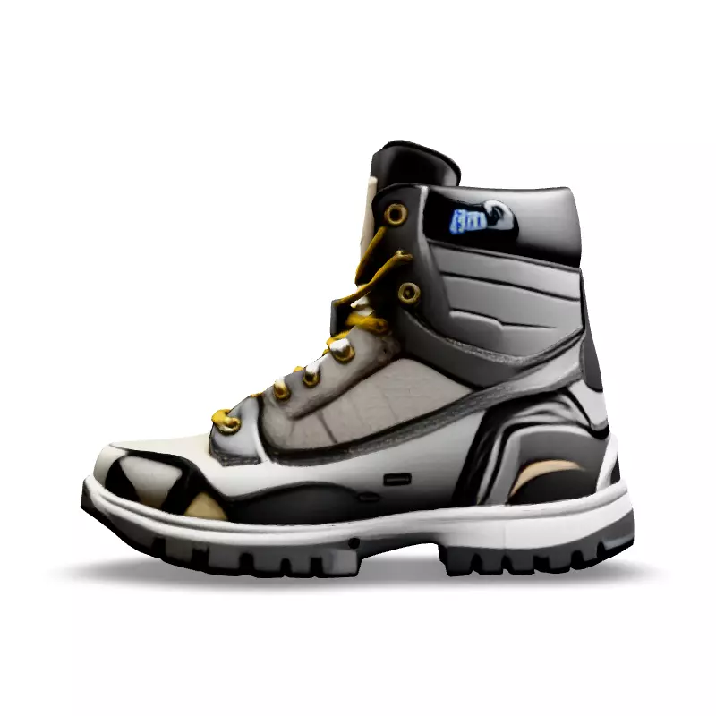 Stylish Hiking Boot 3D Model Low-poly 3D model_3