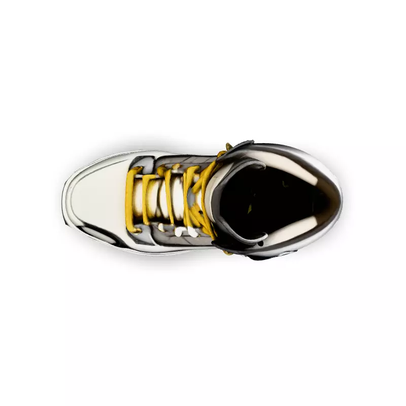 Stylish Hiking Boot 3D Model Low-poly 3D model_7