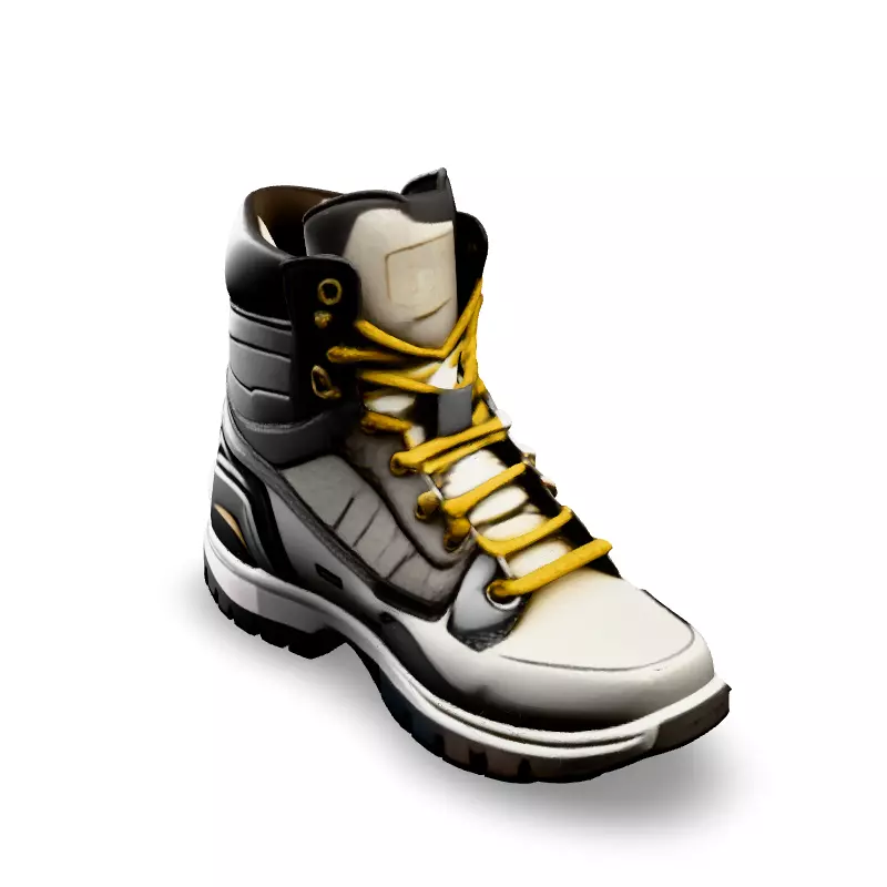 Stylish Hiking Boot 3D Model Low-poly 3D model_5