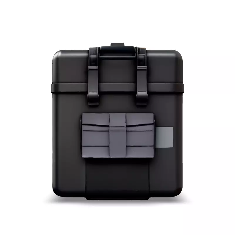 Realistic Military Storage Case Low-poly 3D model_3