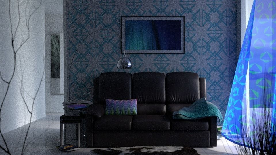 living room Free 3D model_0