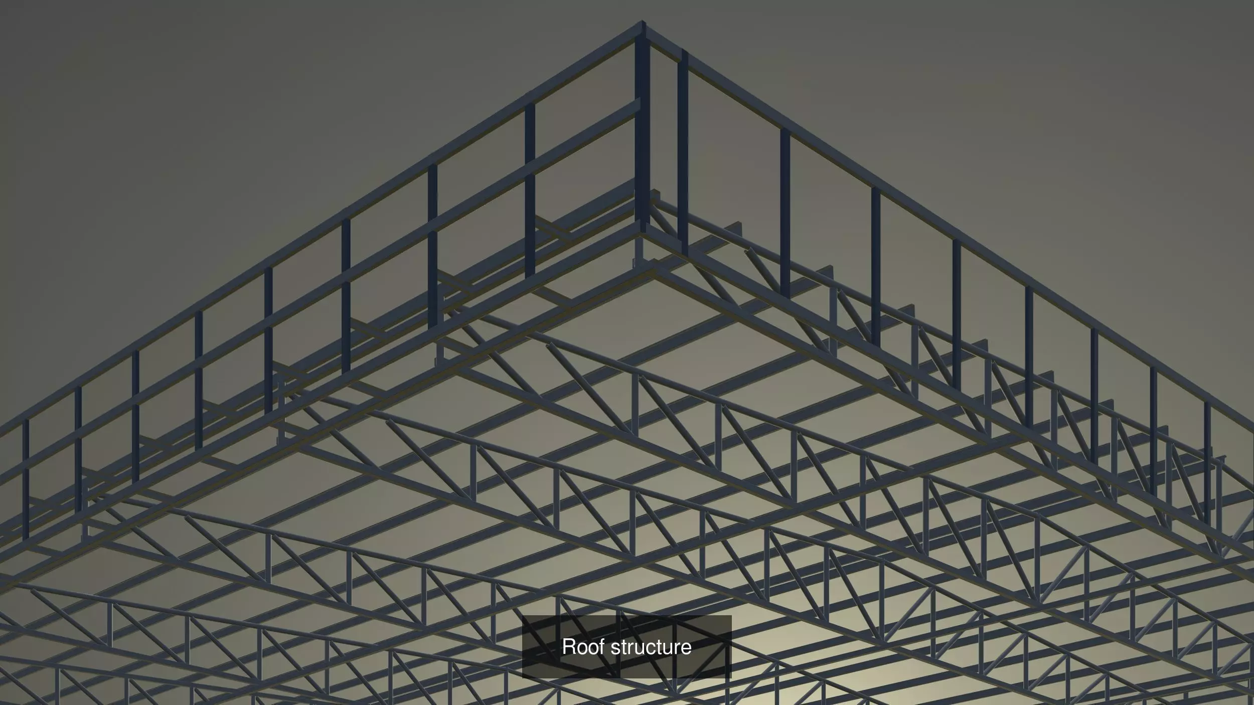 Roof structure 3D Model Collection_4