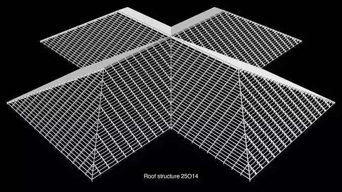 Roof structure 3D Model Collection