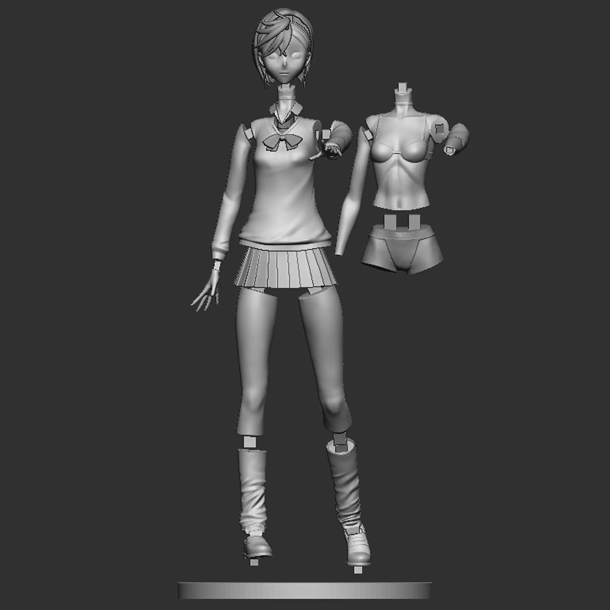 Momo Ayase - Dan Da Dan 3D print model_7