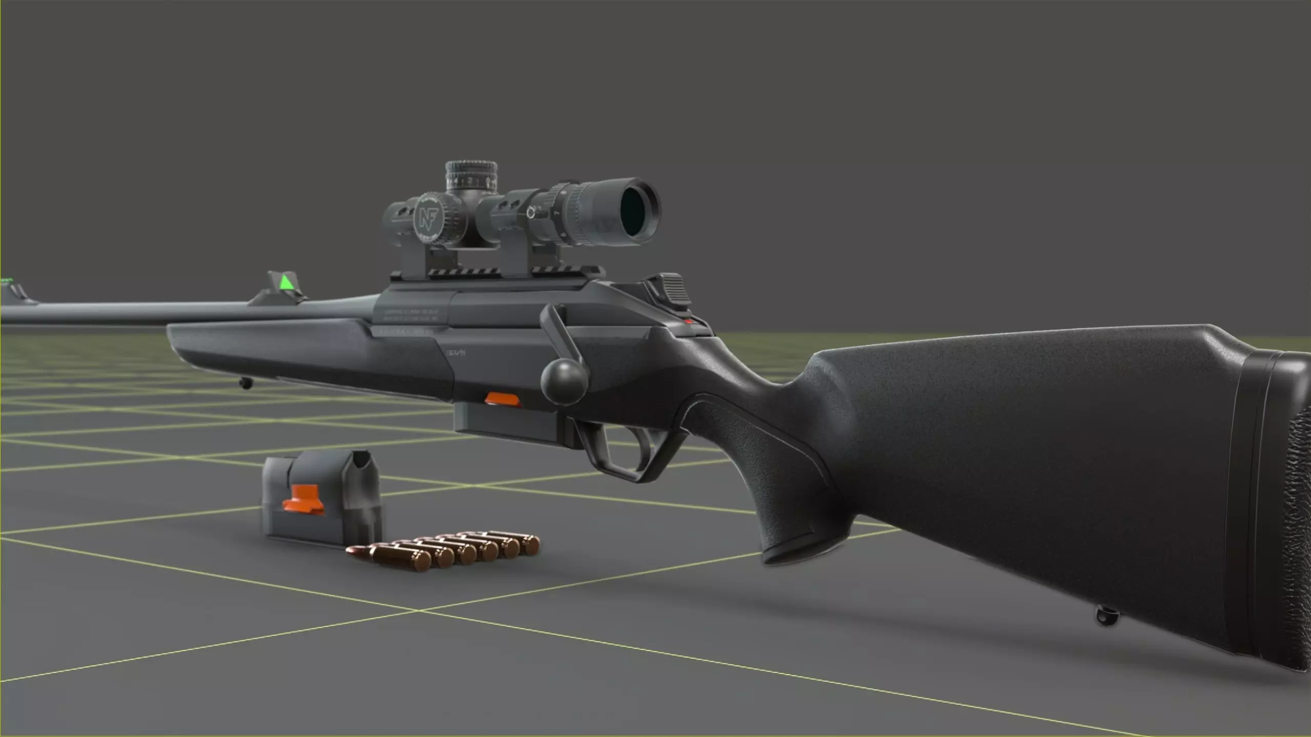 Beretta BRX-1 Low-poly 3D model_17