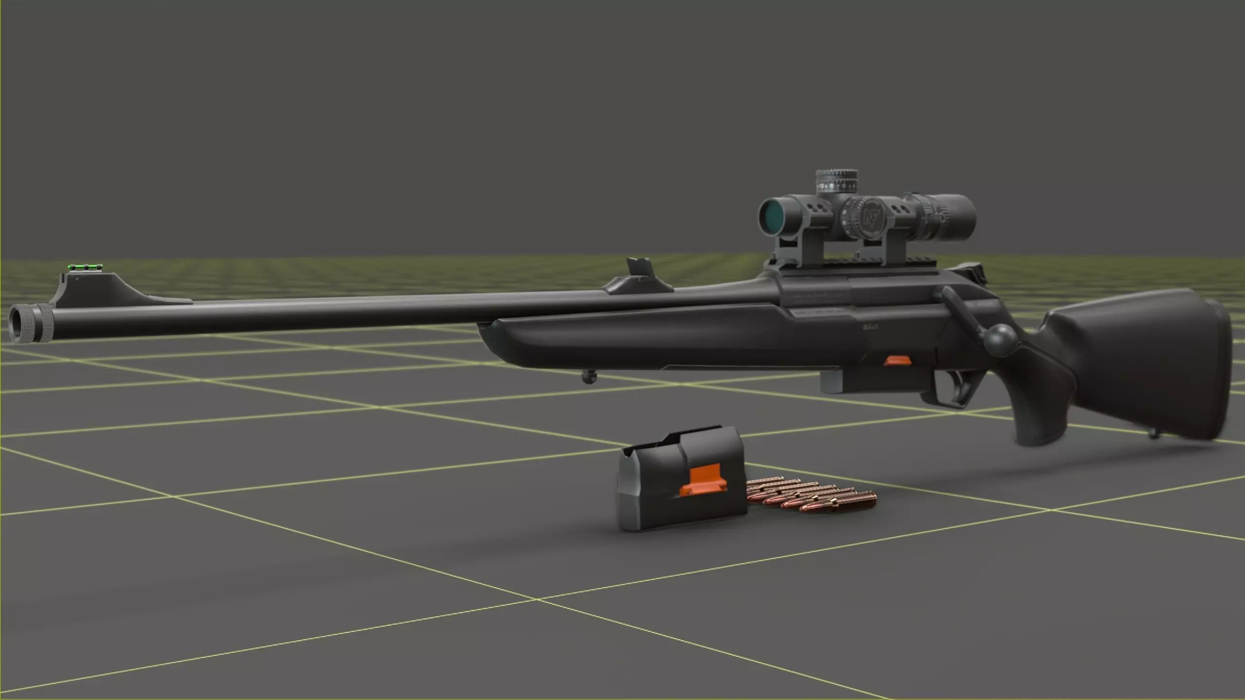 Beretta BRX-1 Low-poly 3D model_25