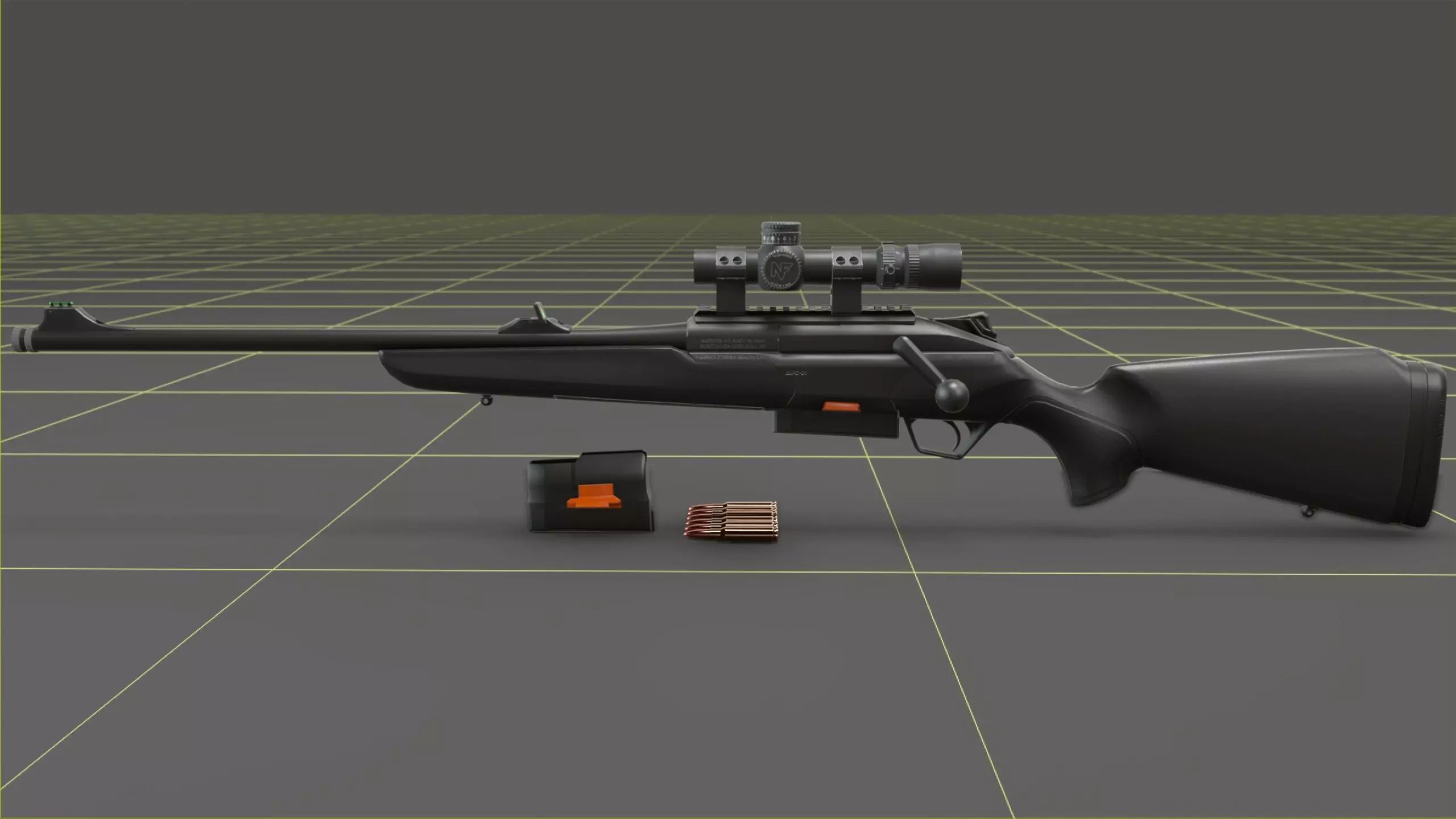 Beretta BRX-1 Low-poly 3D model_31