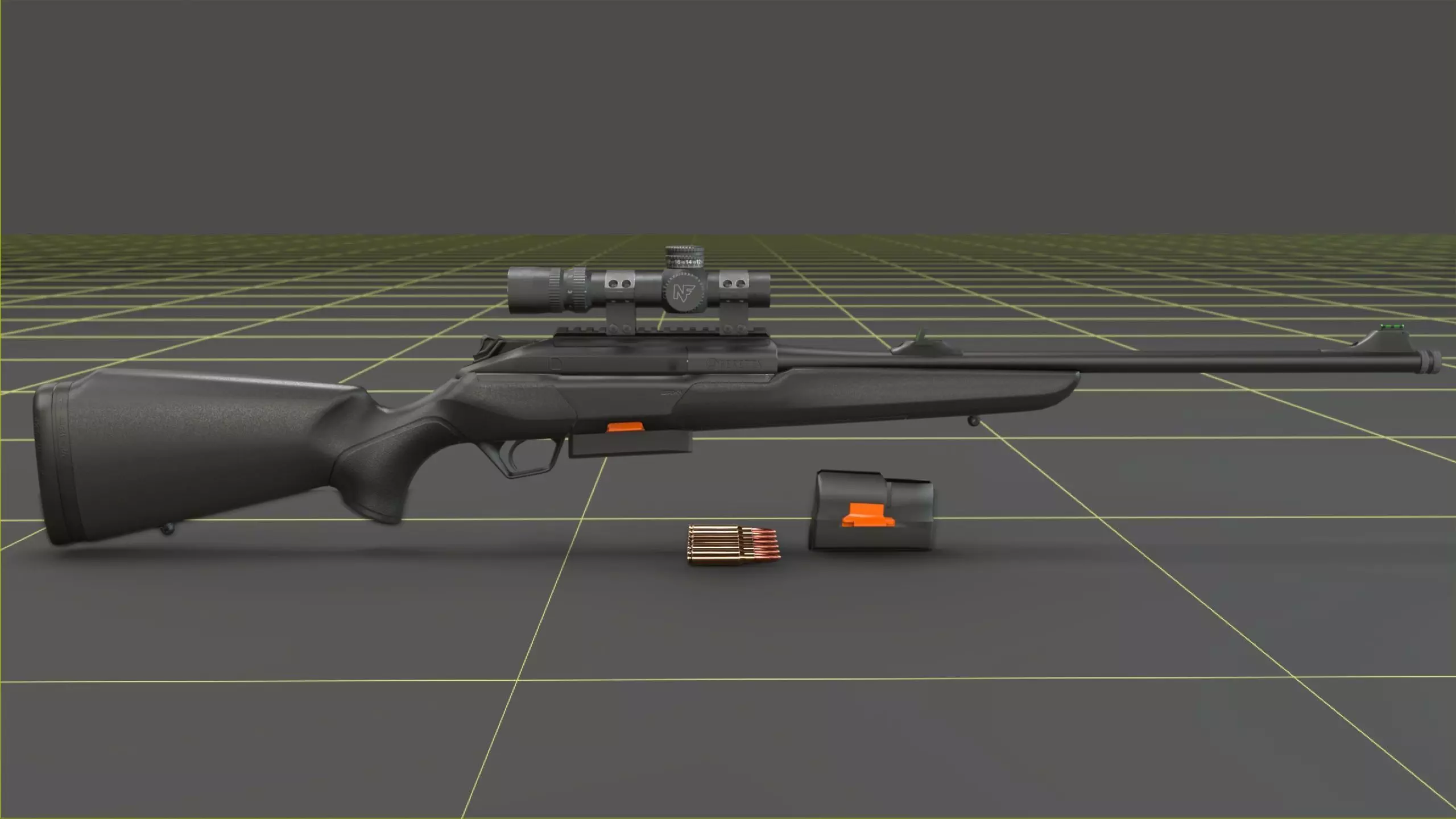 Beretta BRX-1 Low-poly 3D model_29