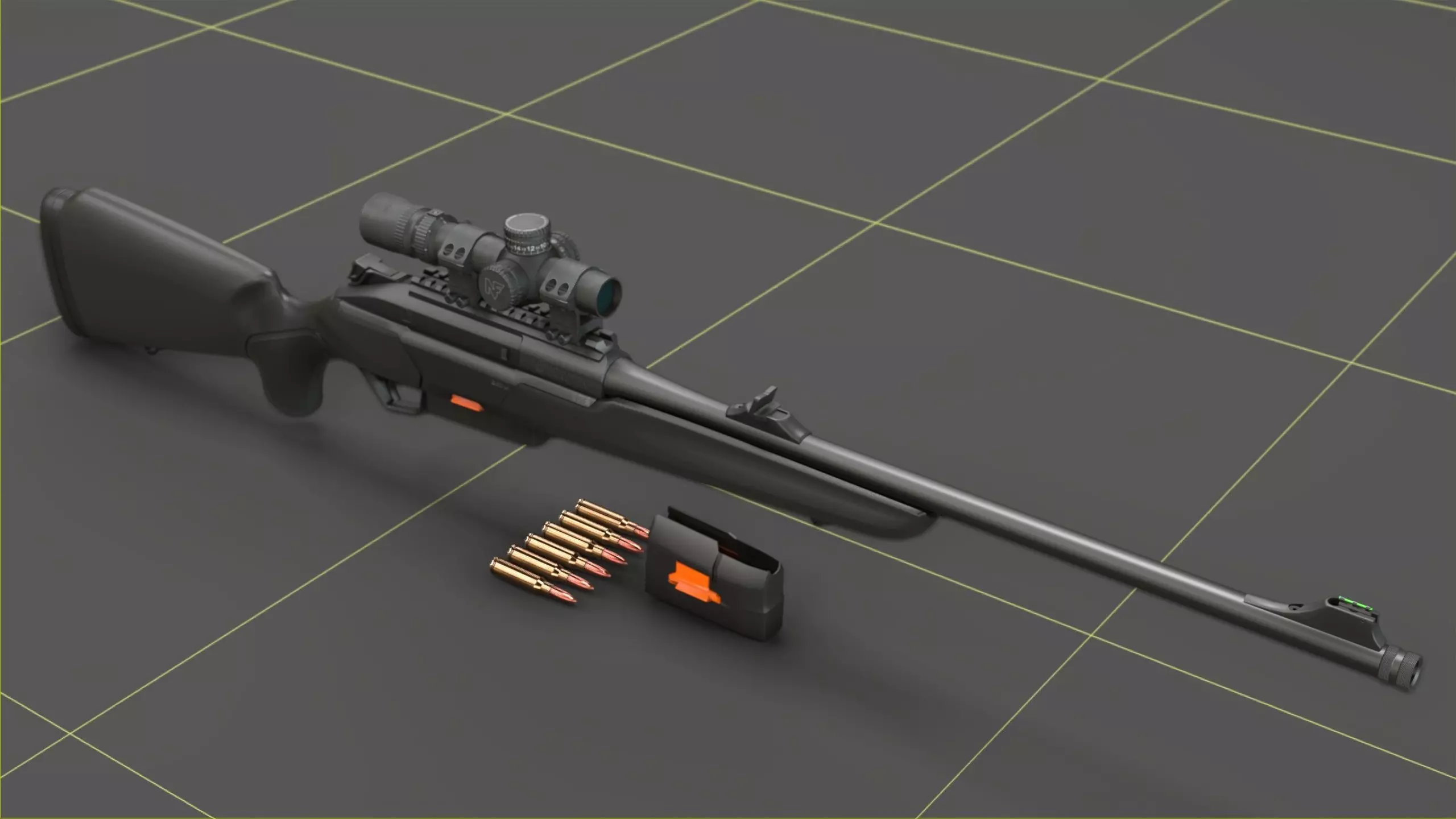 Beretta BRX-1 Low-poly 3D model_21