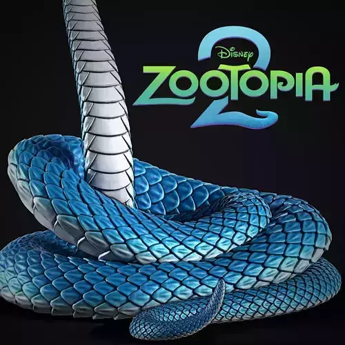 Zootopia 2 Snake 3D print model