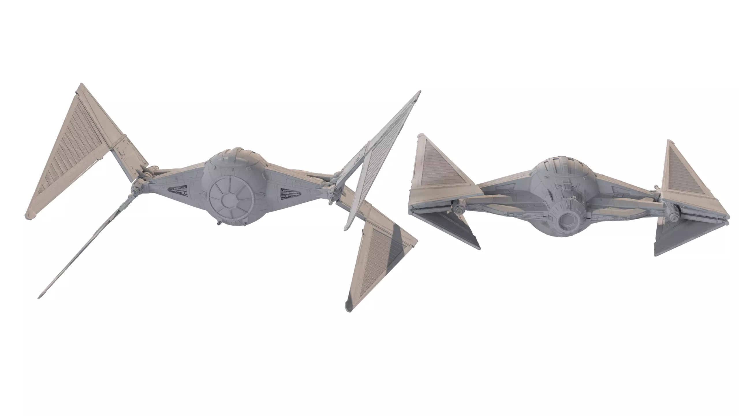 TIE Starfighter Kit Bash Set - 3D Print 3D print model_22