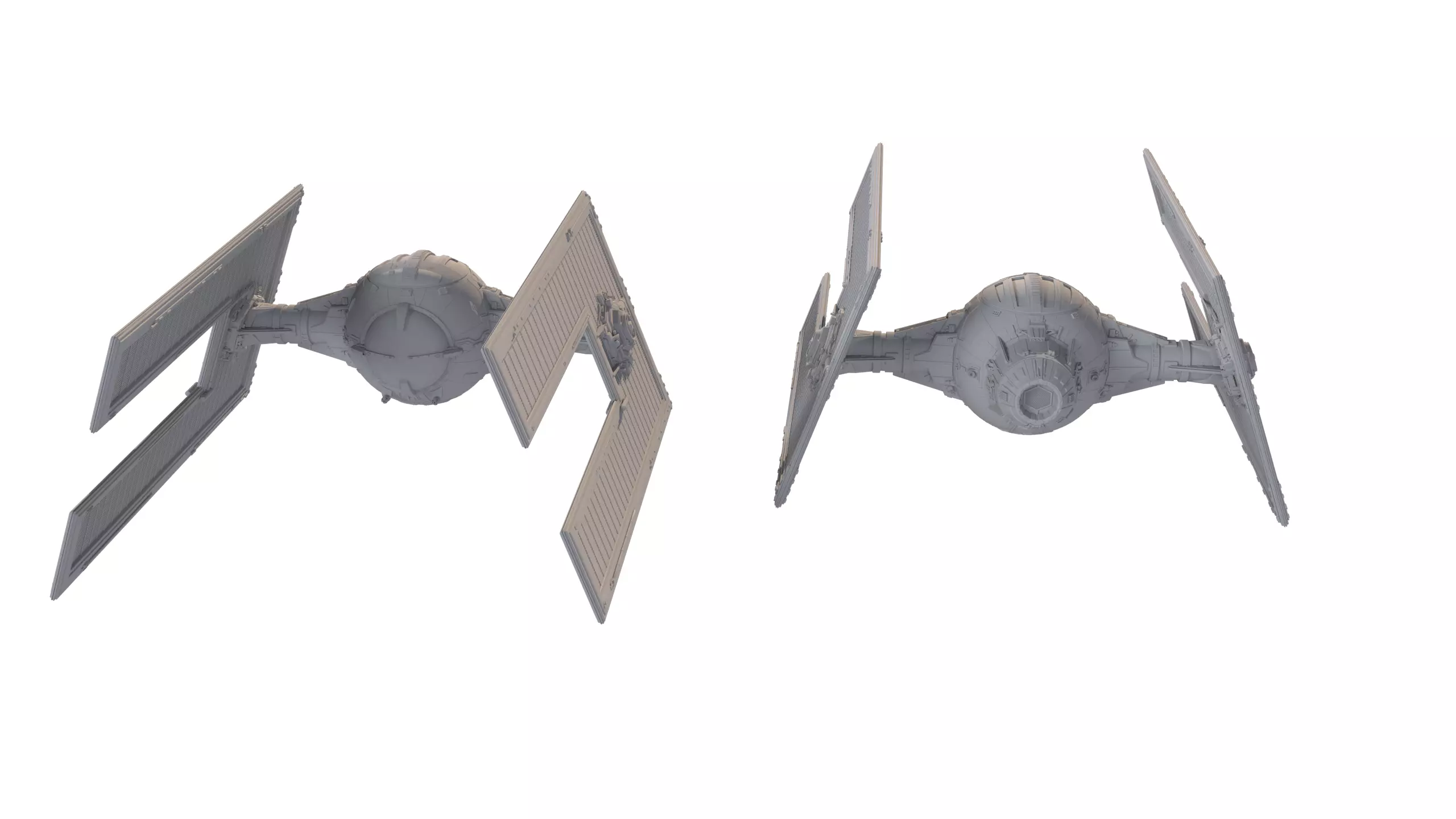 TIE Starfighter Kit Bash Set - 3D Print 3D print model_26