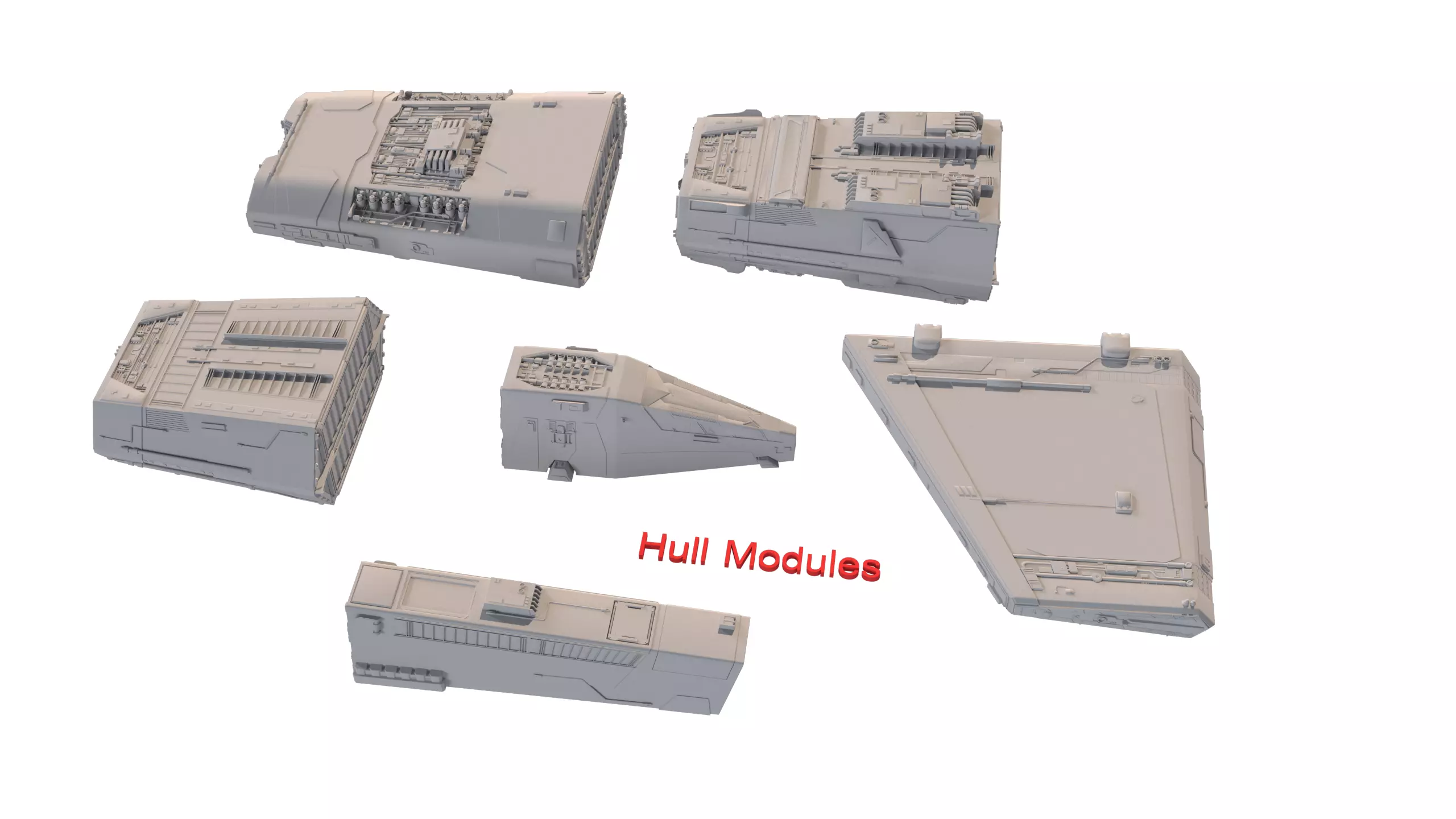 TIE Starfighter Kit Bash Set - 3D Print 3D print model_3