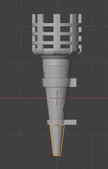 Stylized Medieval Tower Spire 3D print model_3