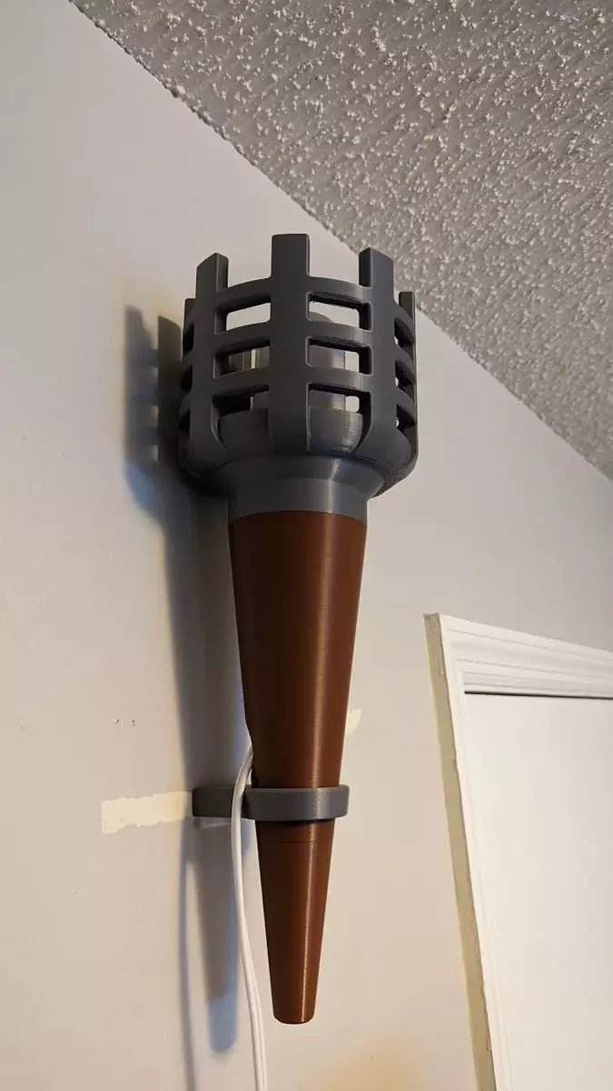 Stylized Medieval Tower Spire 3D print model_0