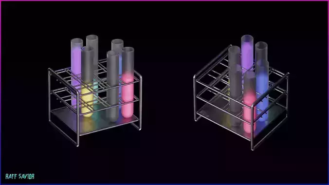 Neon Test Tubes