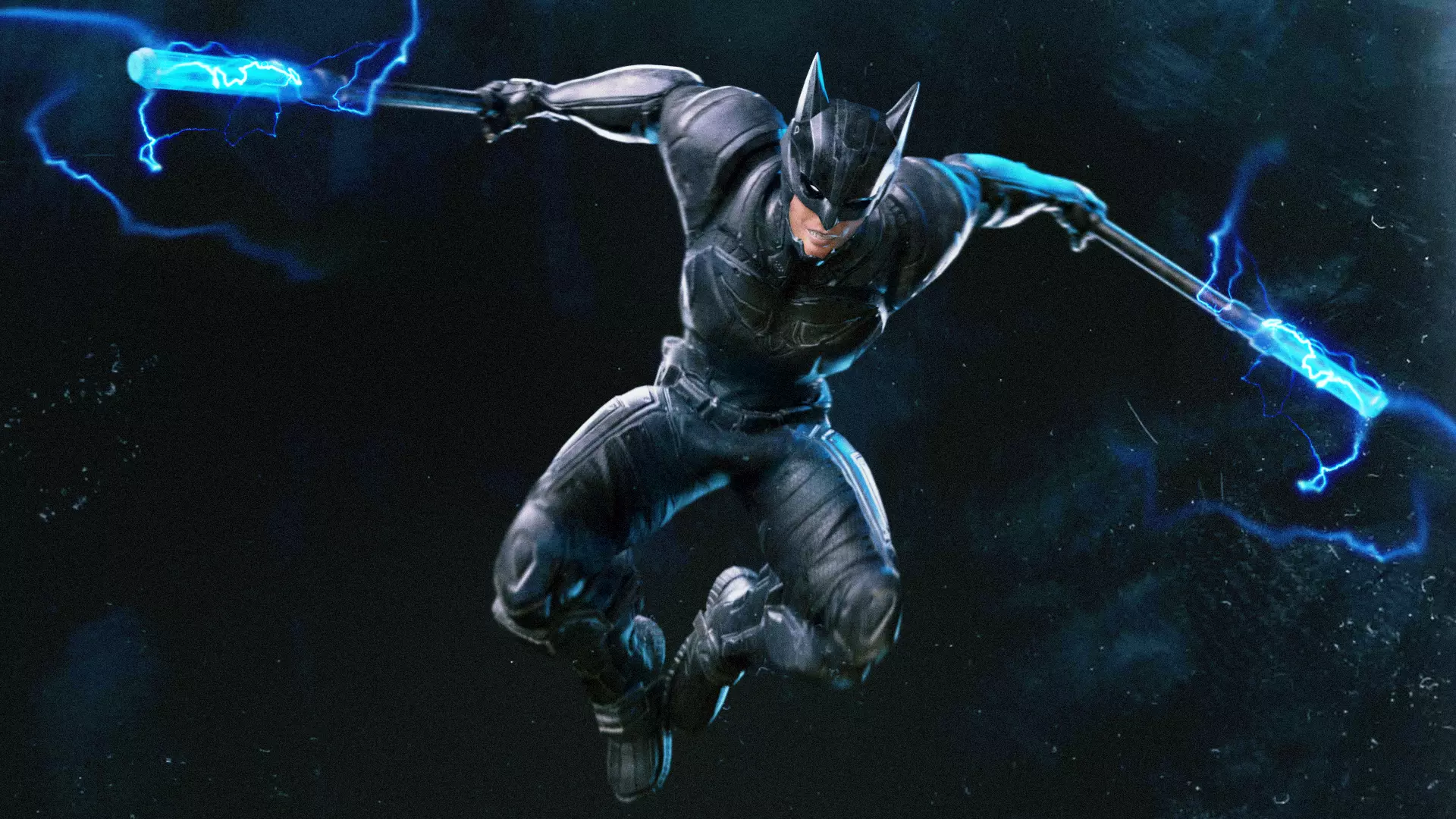 Male Superhero Game Character - Howlman Low-poly 3D model_5