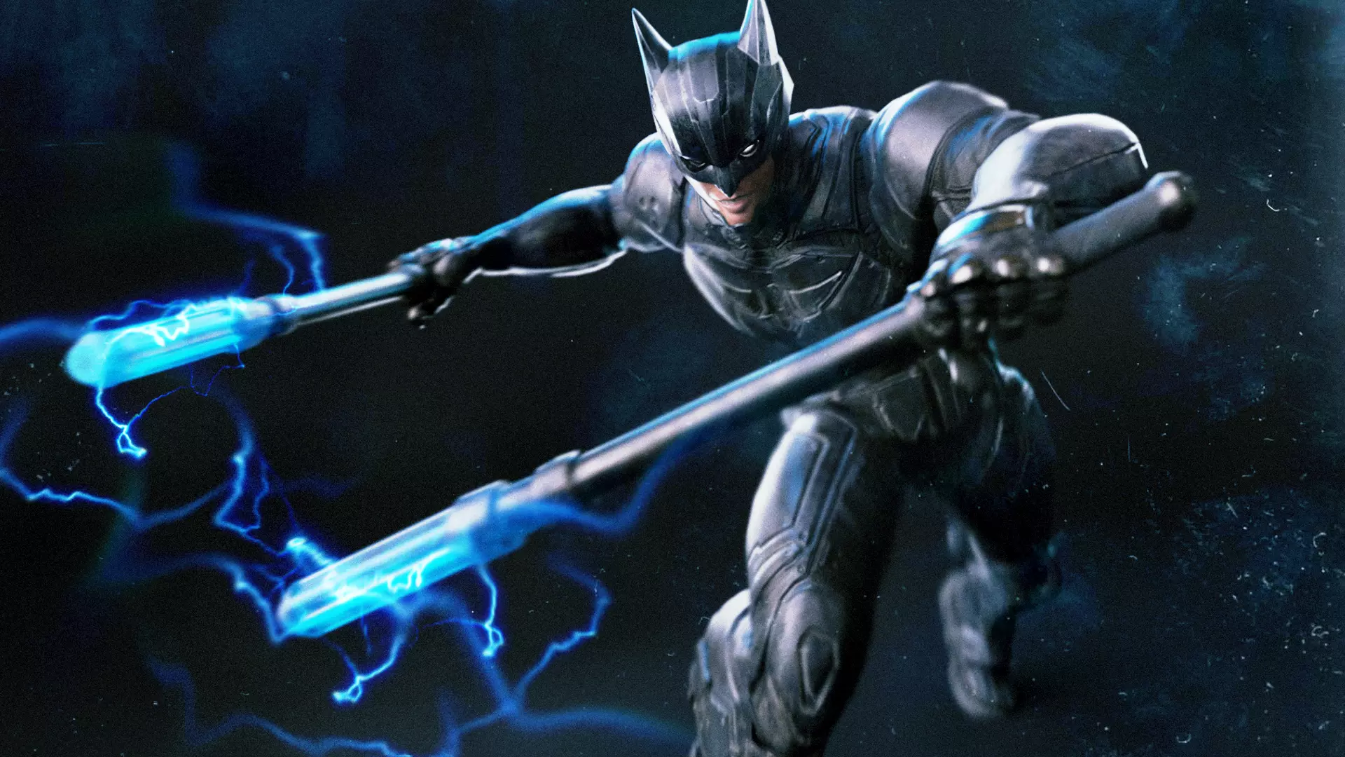 Male Superhero Game Character - Howlman Low-poly 3D model_6