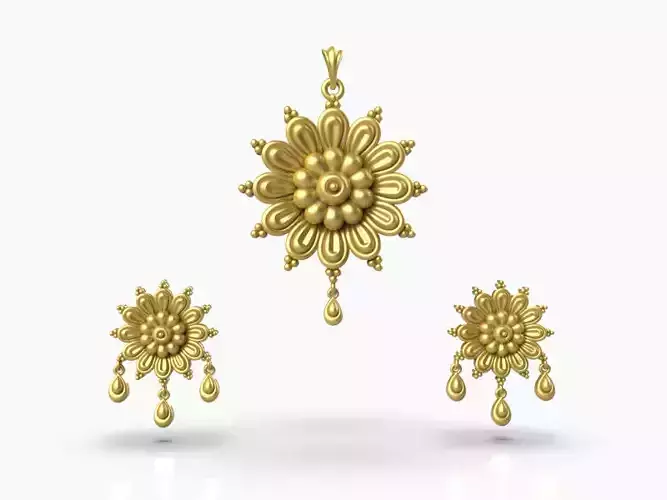 Pendant set CAD file-1