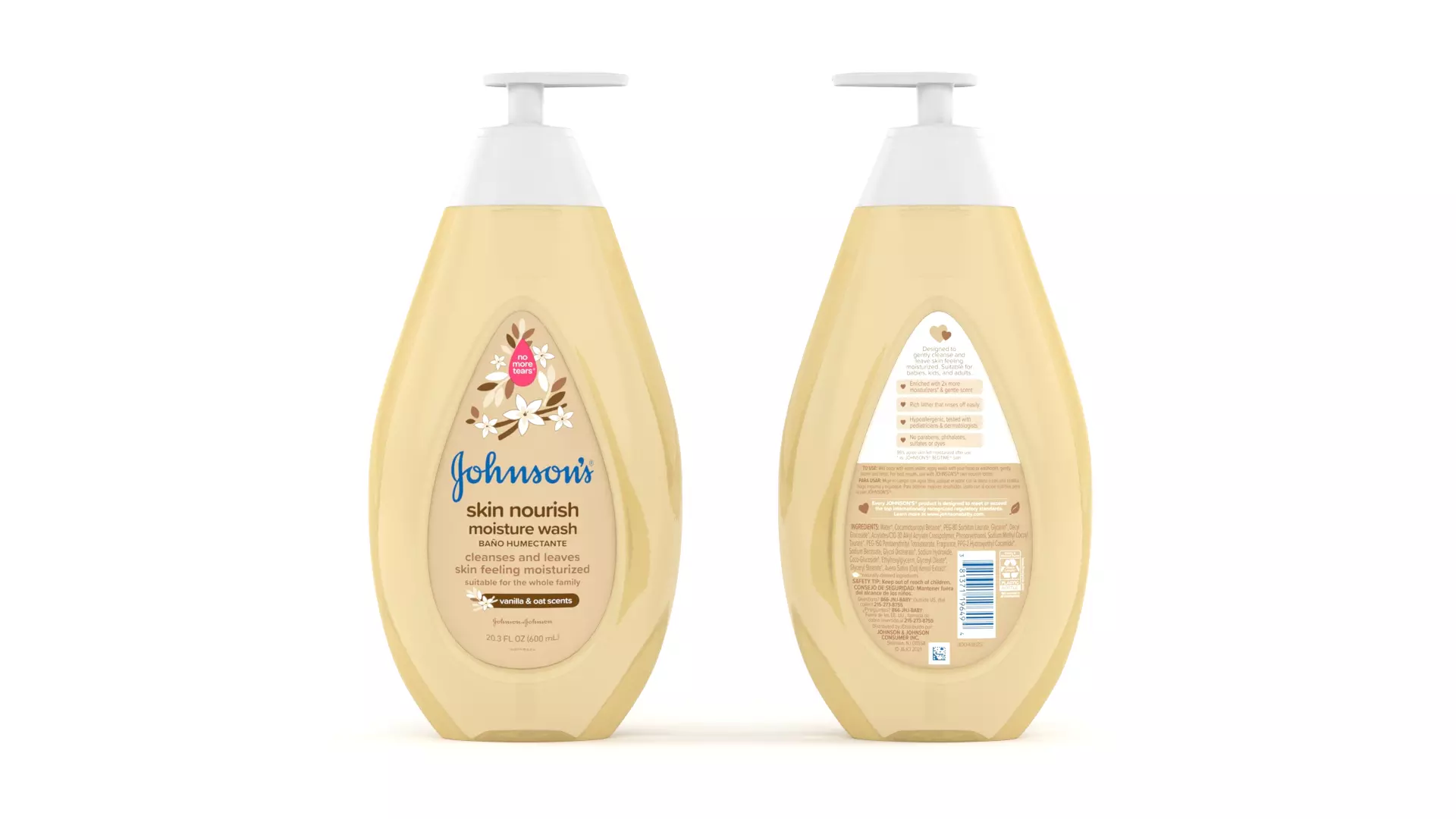 Johnsons Tear Free Baby Shampoo 3D model