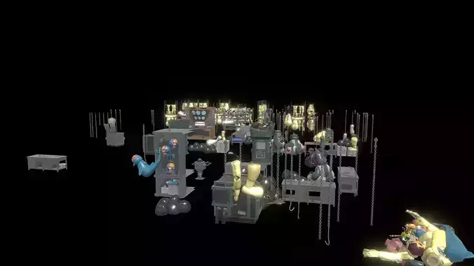 FNAF secret of the mimic doll hospital