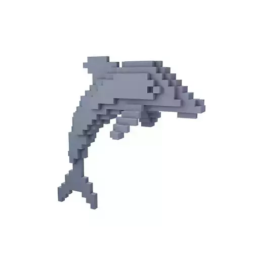 Voxel Dolphin v1 003