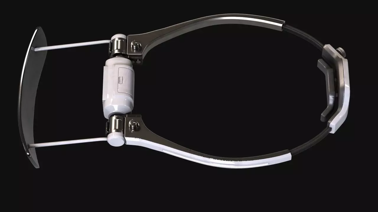 Tactical Glass Low-poly 3D model_3