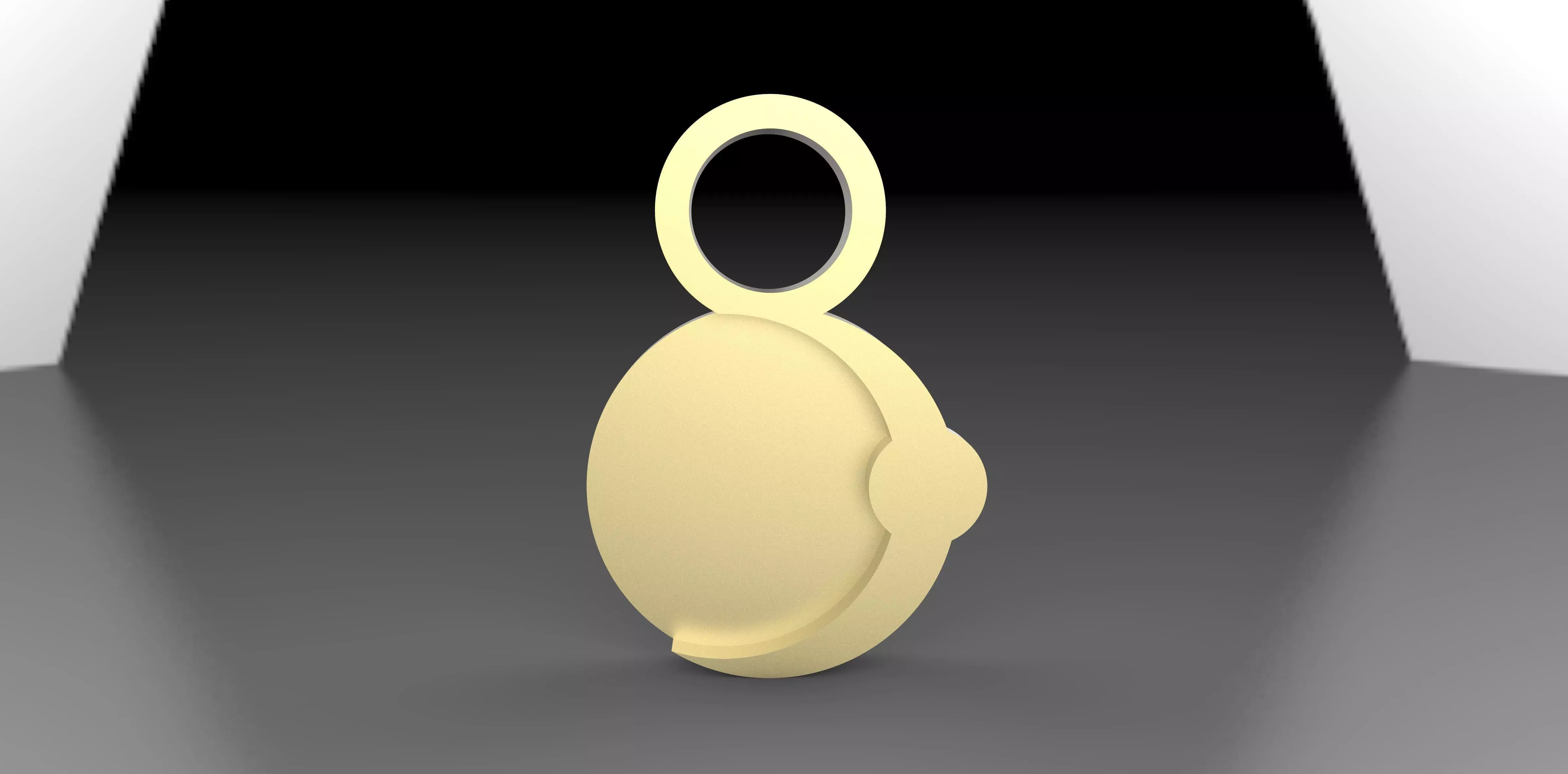 Eclipse Pendant 3D print model