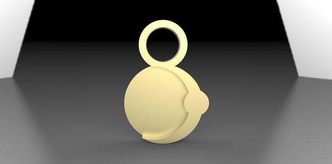 Eclipse Pendant  3D print model