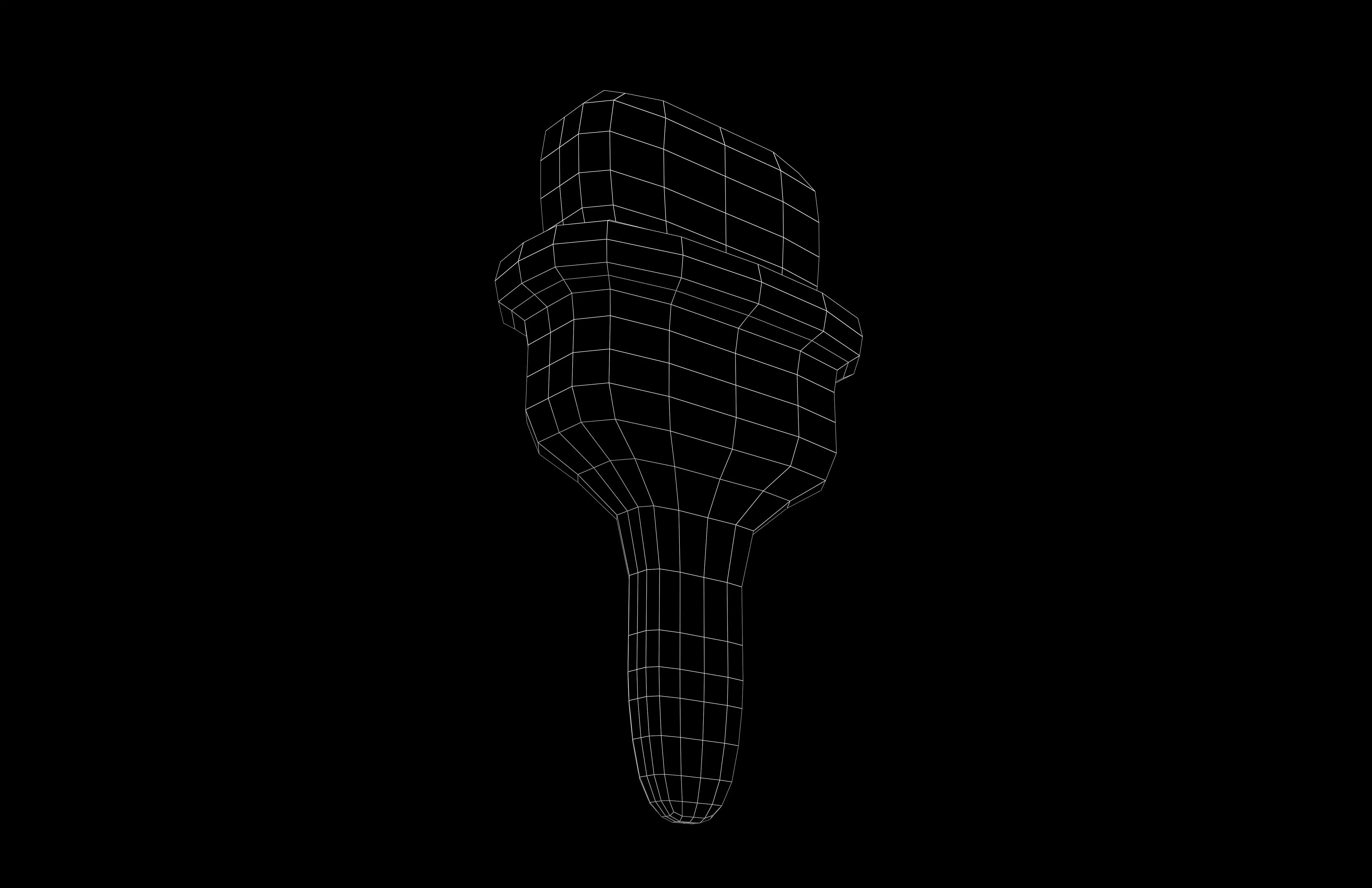 Oil Brush Icon v1 001 Low-poly 3D model_7