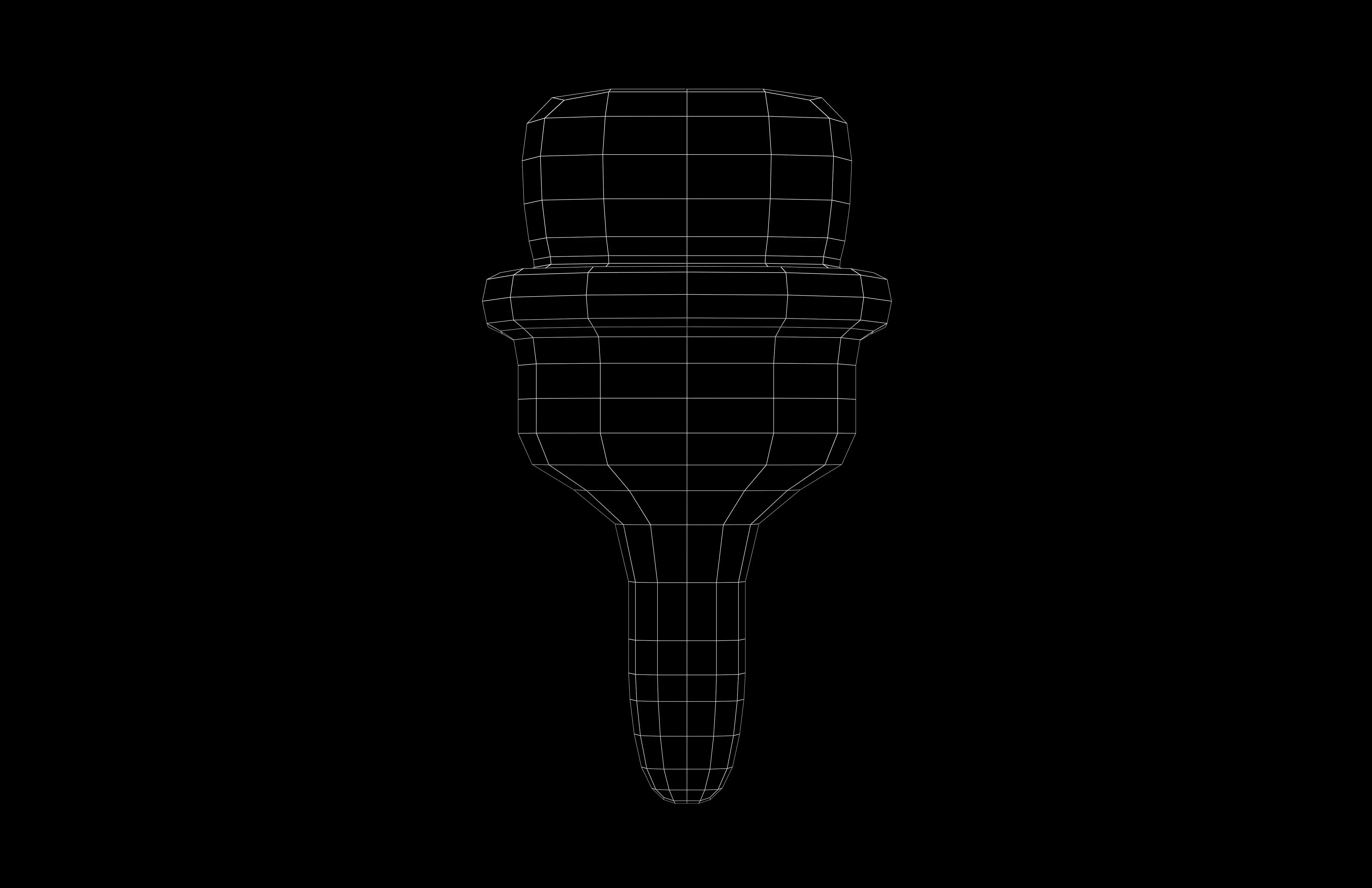 Oil Brush Icon v1 001 Low-poly 3D model_5