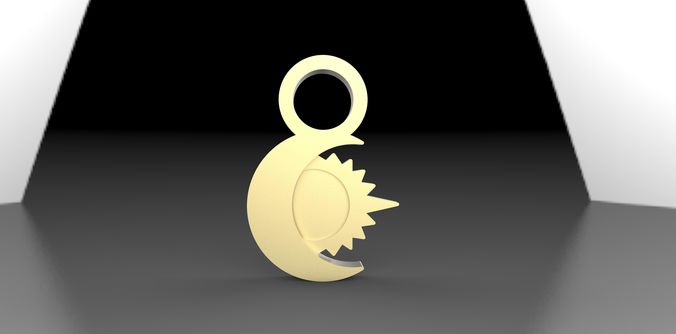 Brother and Sister Pendant  3D print model