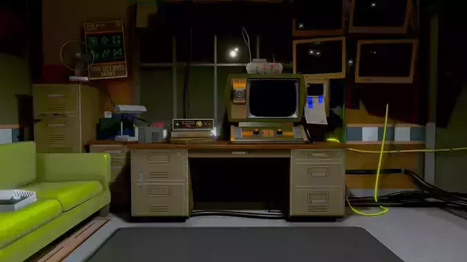 FNAF secret of the mimic Security Office