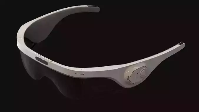  VR Glass Low-poly 3D model